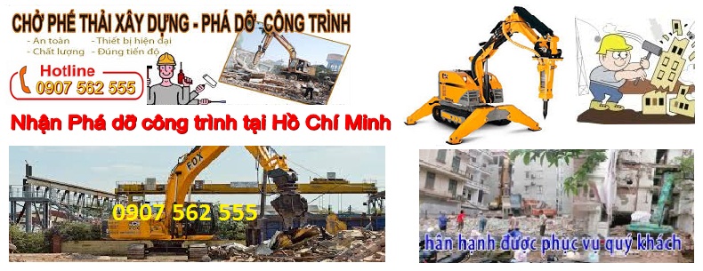 Phá dỡ công trình tại thành phố Hồ Chí Minh