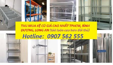 Đơn vị chuyên nhận thu mua kệ kho chứa hàng loại V lỗ bằng sắt lắp ghép đa năng cũ ở tại tphcm, Long An, Bình Dương