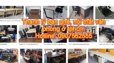 Thu mua nội thất bàn ghế văn phòng cũ tphcm - 0907562555