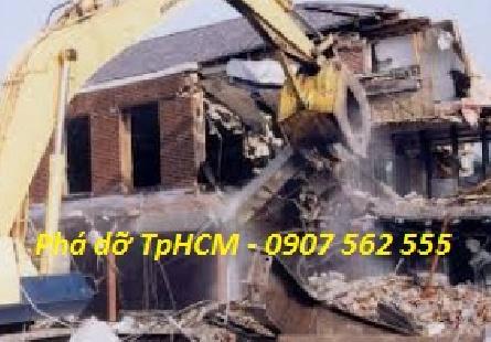 Dịch vụ đập phá, tháo dỡ nhà cũ tại quận 7 TPHCM