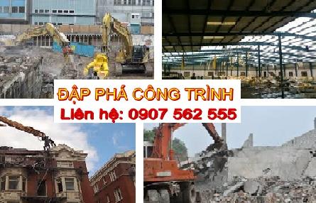 ĐƠN VỊ NHẬN THI CÔNG PHÁ DỠ CÔNG TRÌNH Ở TẠI BẾN LỨC - LONG AN