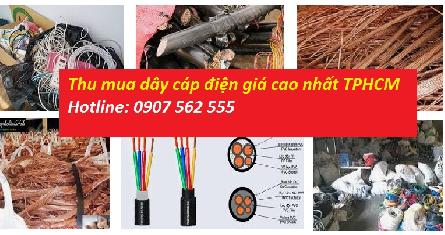 Đơn vị thu mua dây điện cũ, dây cáp điện bằng đồng cũ tại tphcm