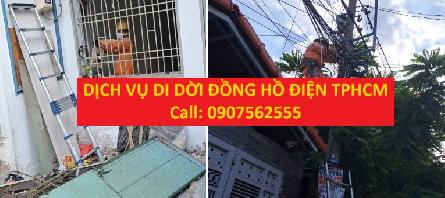 Thủ tục và chi phí xin lắp, tách, chuyển dời đồng hồ điện tphcm 