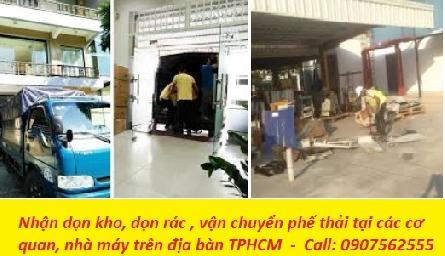 DỊCH VỤ DỌN KHO Ở TẠI TPHCM - 0907562555