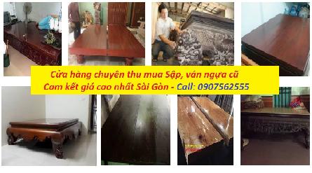 Cửa hàng chuyên thu mua ván ngựa cũ, sập ván ngựa bằng gỗ đã qua sử dụng giá cao nhất tphcm