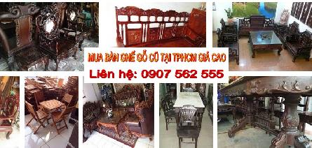 THU MUA BÀN GHẾ GỖ CŨ GIÁ CAO TẠI TPHCM