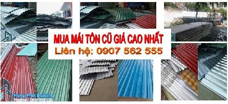 Đơn vị thu mua mái tôn cũ giá cao uy tín tại tphcm, Bình Dương, Đồng Nai, Vũng Tàu