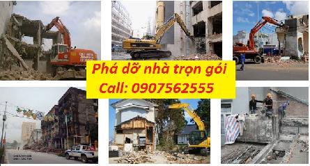 Đơn vị cung cấp dịch vụ thi công tháo dỡ nhà trọn gói tại tphcm