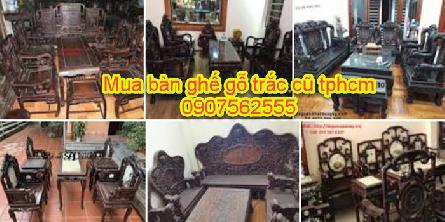 Thu Mua Bàn Ghế Gỗ Trắc Cũ TPHCM - 0907562555