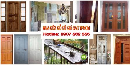 MUA CỬA GỖ CŨ TẠI TPHCM GIÁ CAO