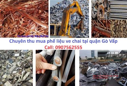 Vựa chuyên thu mua phế liệu ve chai tại quận Gò Vấp - TpHCM