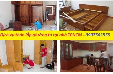 DỊCH VỤ THÁO LẮP GIƯỜNG TỦ NỘI THẤT Ở TPHCM - 0907562555